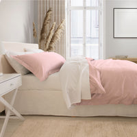 Royal Comfort - Balmain 1000TC Bamboo cotton Quilt Cover Sets (King) - Blush