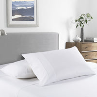 Royal Comfort Bamboo Cooling 2000TC Sheet Set - King-White