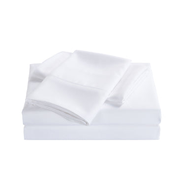 Royal Comfort Bamboo Cooling 2000TC Sheet Set - King-White