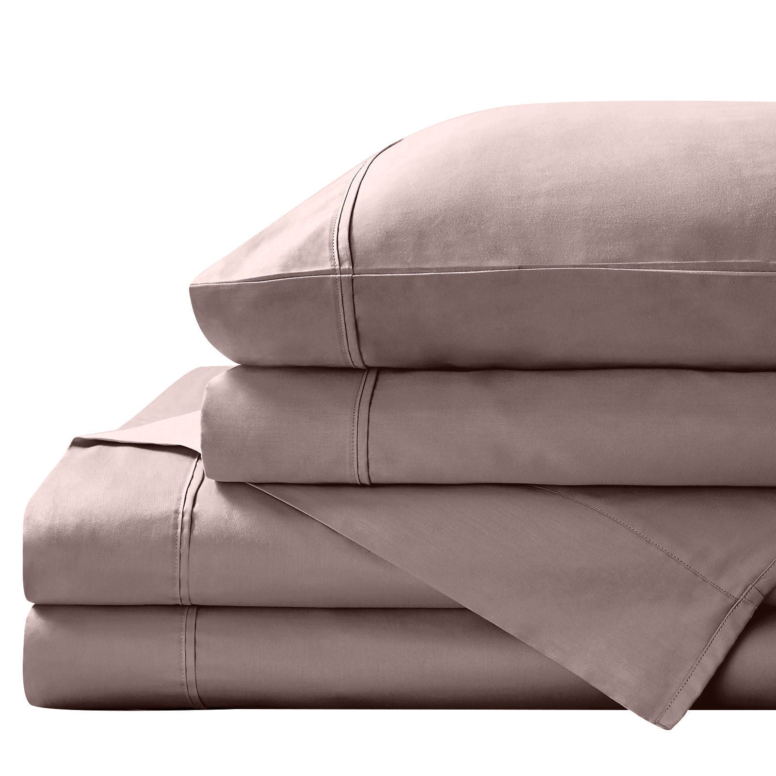 Royal Comfort 1500TC Cotton Rich Fitted 4 PC Sheet sets King Stone