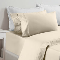 Renee Taylor 1500 Thread count Cotton Blend Sheet sets King Ivory