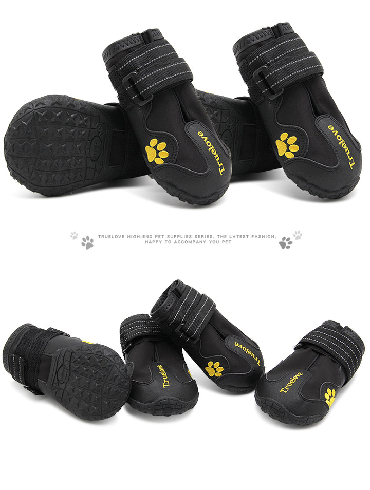 True Love Outdoor Adventure Dog Shoes - Black` Size 3