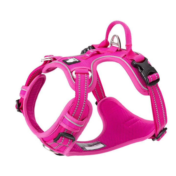 True Love No Pull Explosion Proof Dog Harness - Pink` M