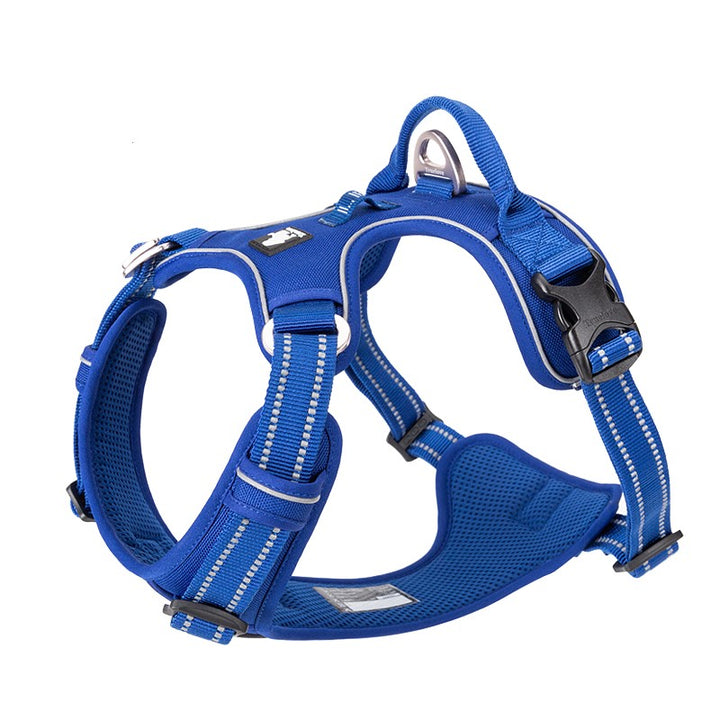 True Love No Pull Explosion Proof Dog Harness - Royal Blue` XS