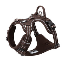 True Love No Pull Explosion Proof Dog Harness - Brown` M