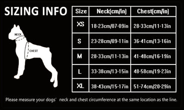 Dog Harness with Steel D Ring - Black` S
