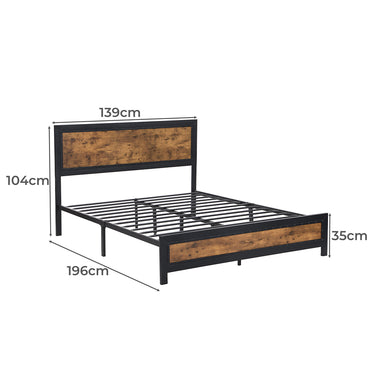 Levede Metal Bed Frame Mattress Base Double