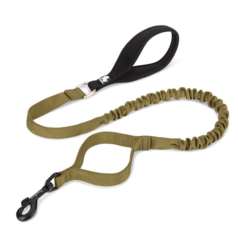 True Love Military Dog Leash 1.5 cm width and 1.4 m length - Army Green S