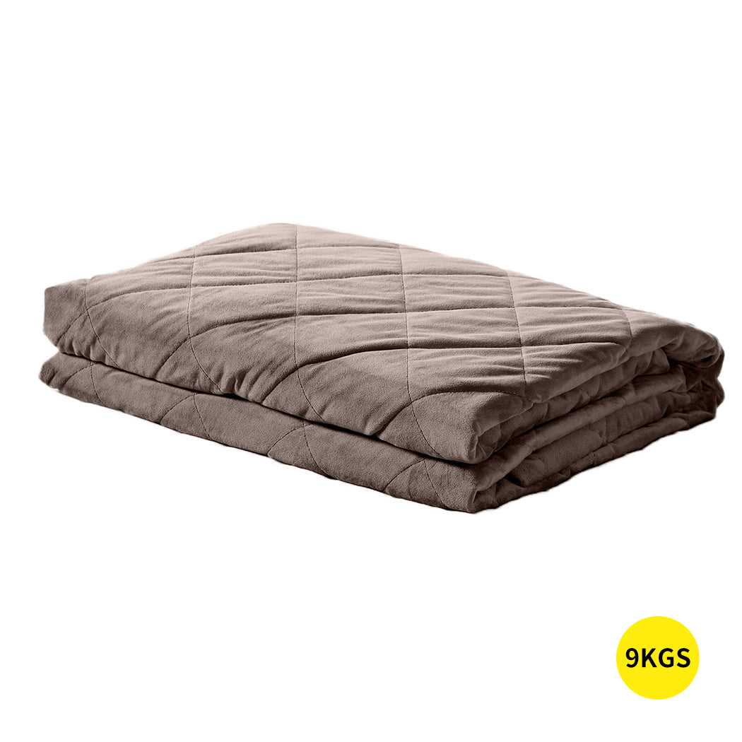 DreamZ Weighted Blanket Heavy Gravity Mink 9KGS