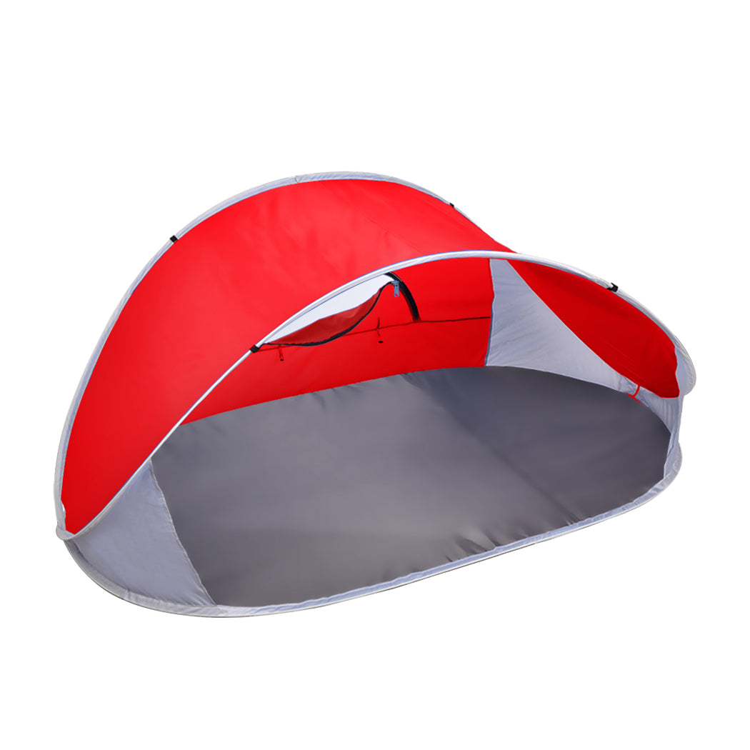 Mountview Pop Up Tent Camping Beach Red