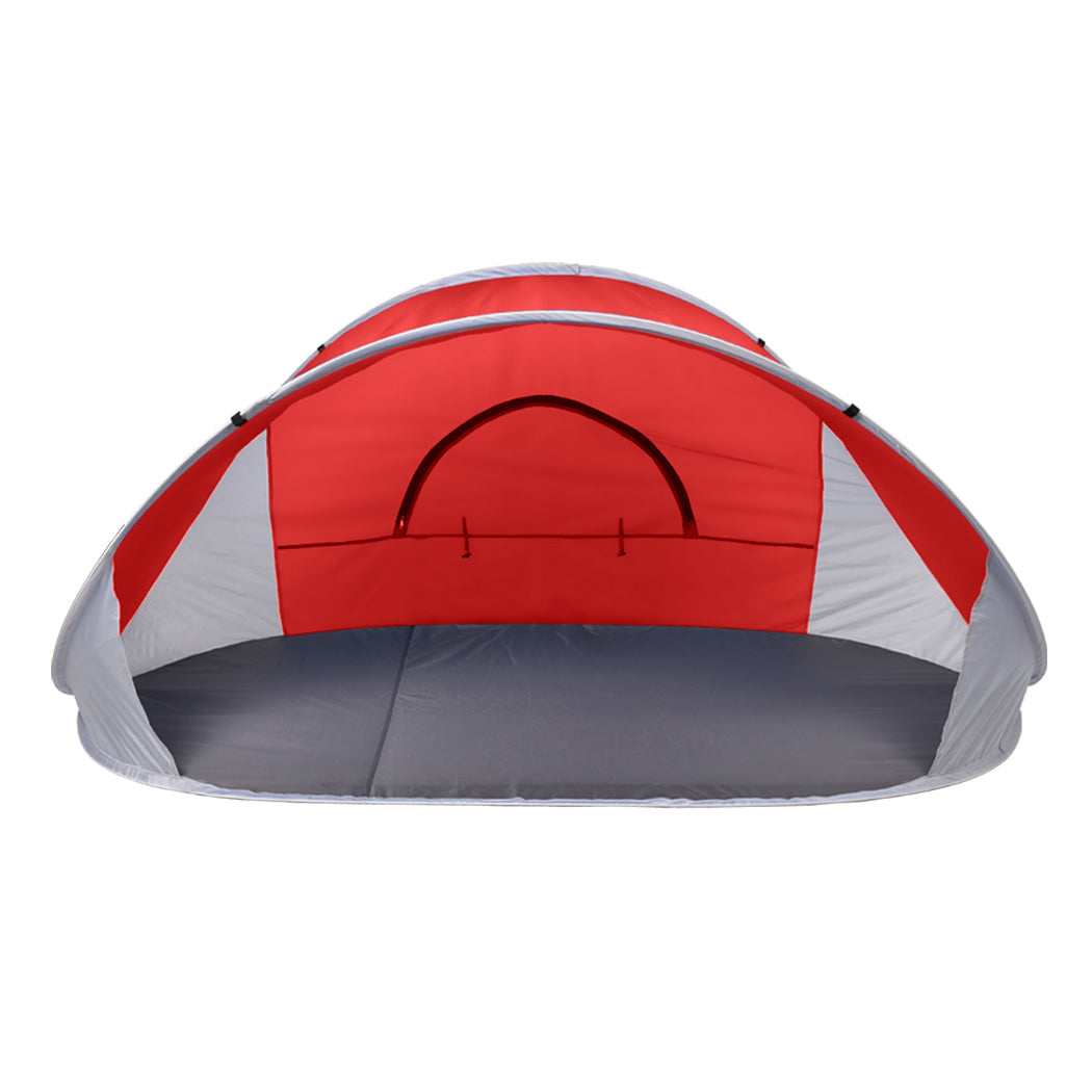 Mountview Pop Up Tent Camping Beach Red