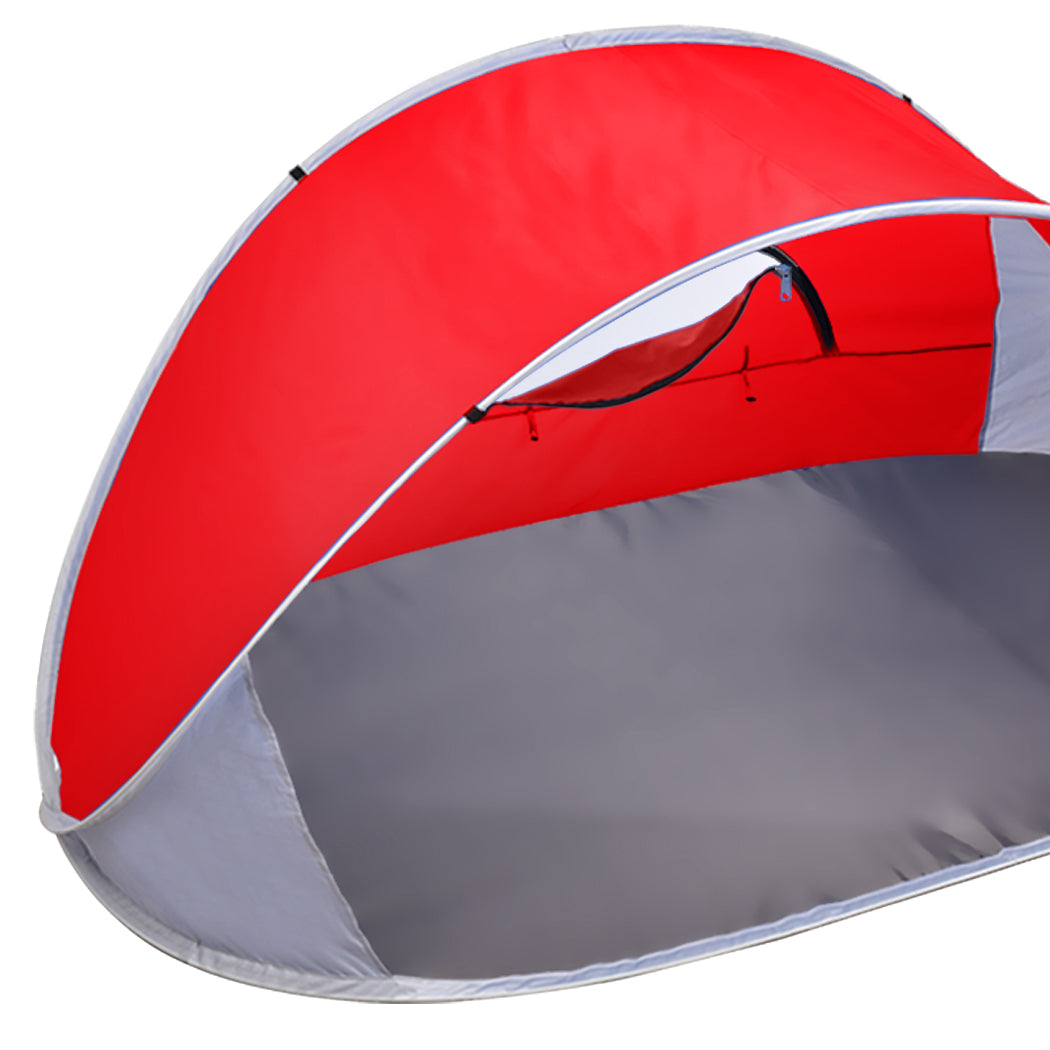 Mountview Pop Up Tent Camping Beach Red