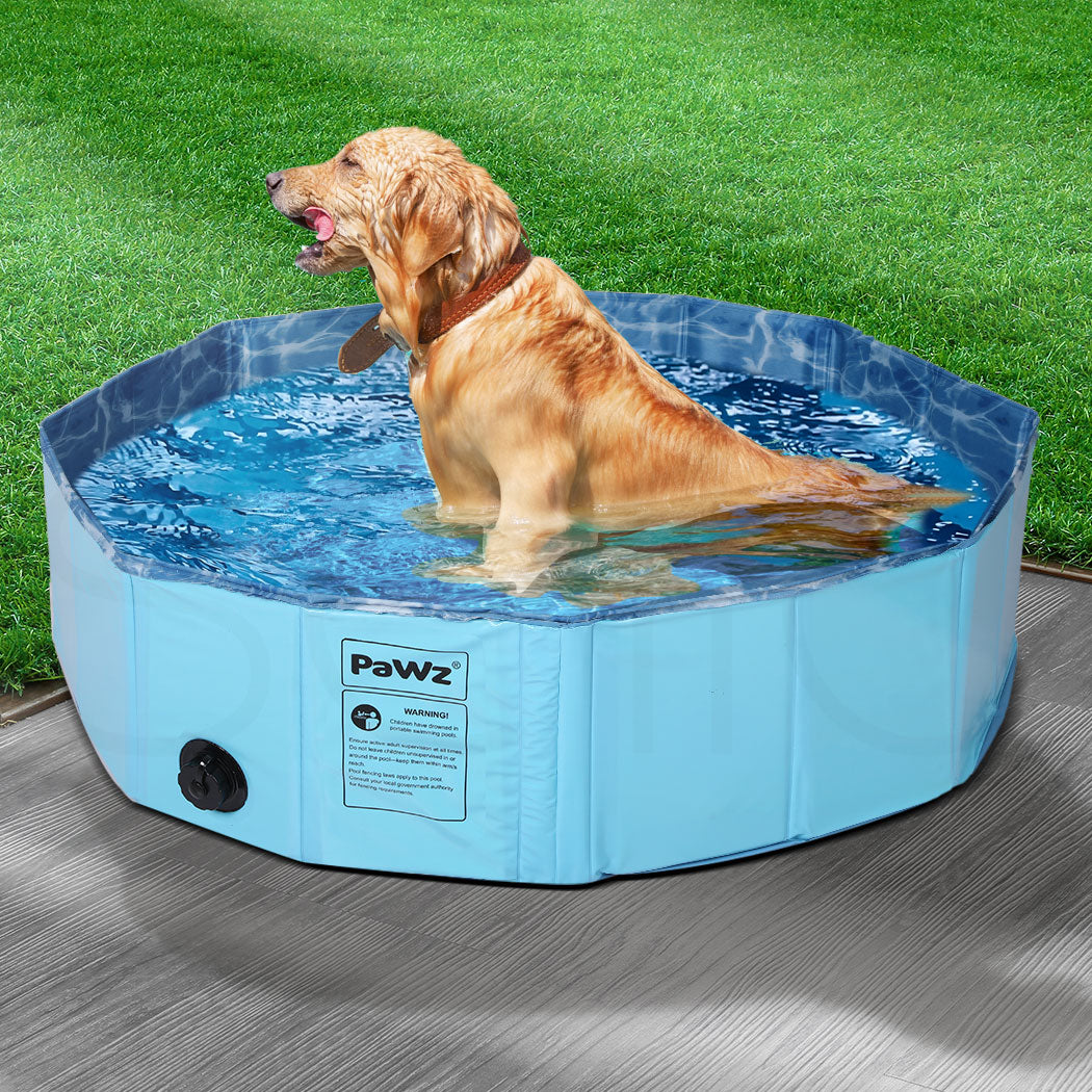 PaWz Folding Swimming Pool Dog Cat Washing M Medium