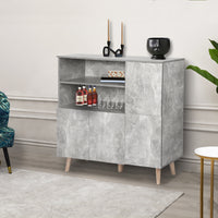 Levede Buffet Sideboard Storage Cabinet Grey