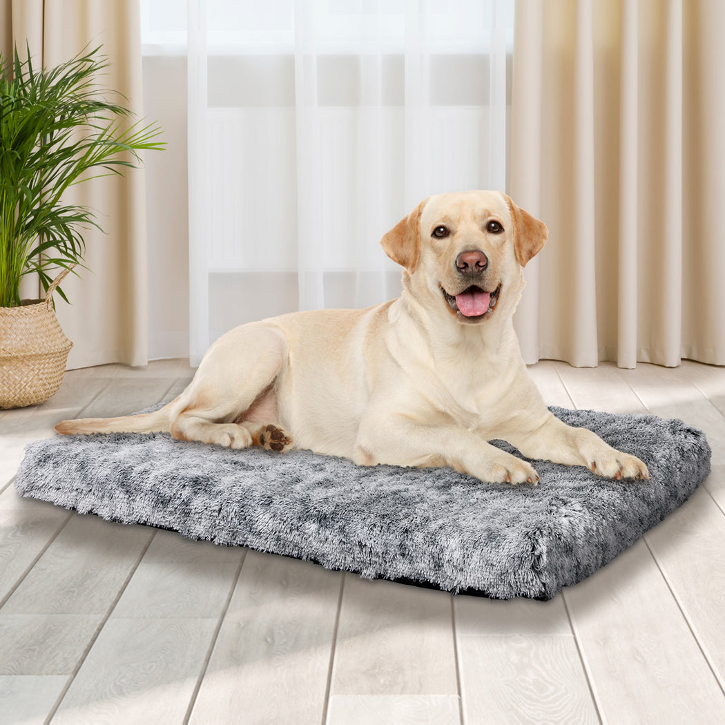 PaWz Dog Mat Pet Calming Bed Memory L Charcoal Large