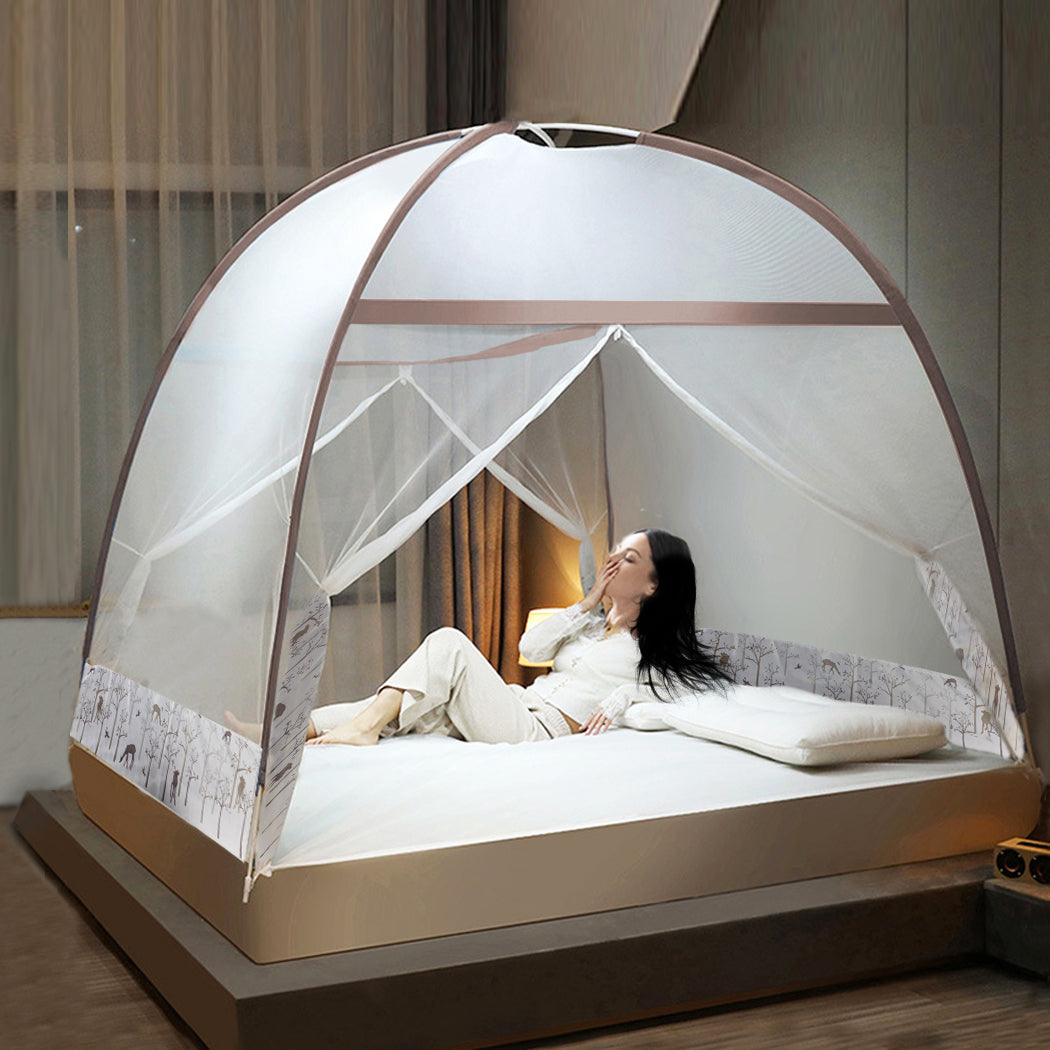 Dreamz Mosquito Bed Nets Foldable Canopy Queen