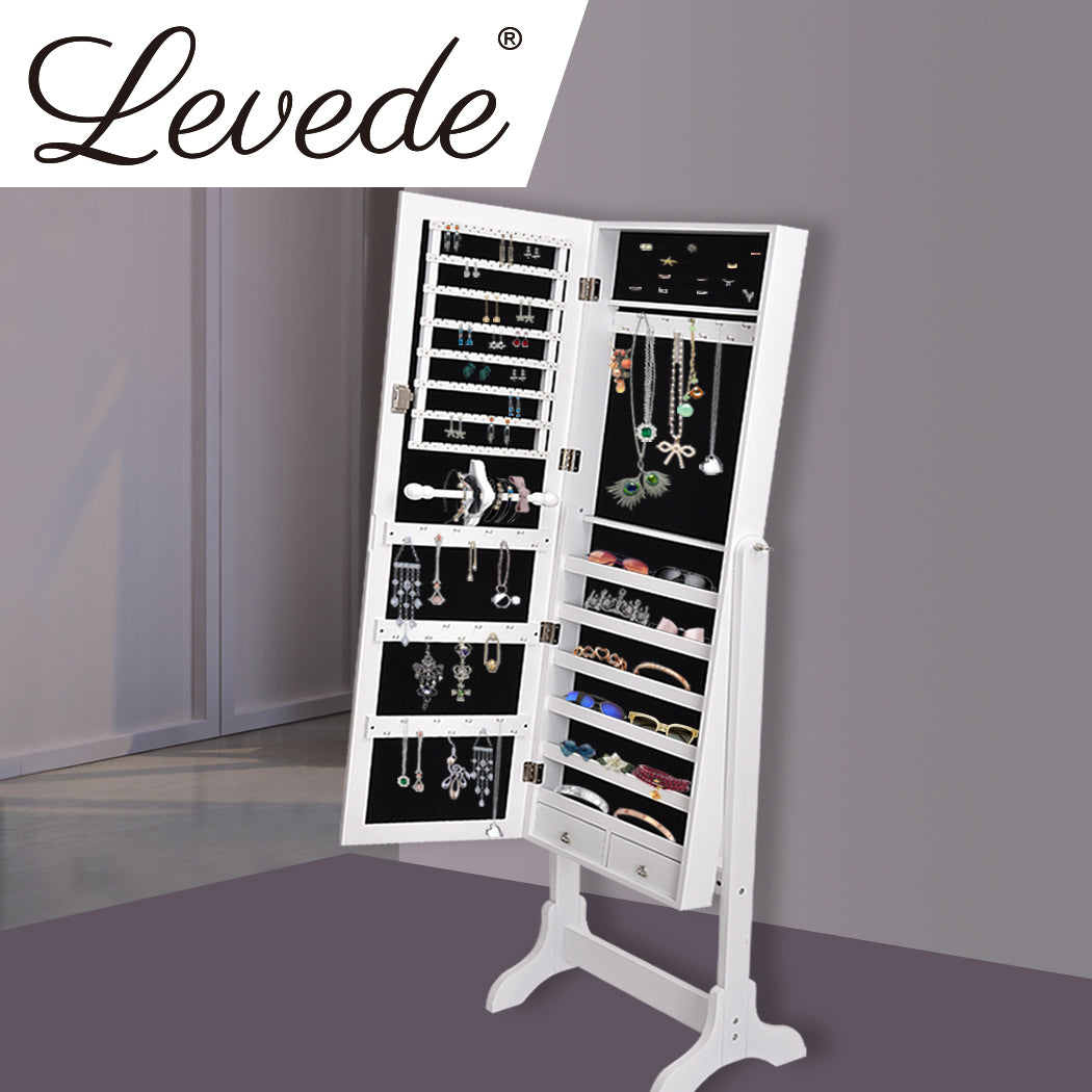 Levede Mirror Jewellery Cabinet Makeup