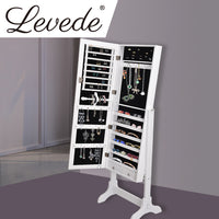 Levede Mirror Jewellery Cabinet Makeup