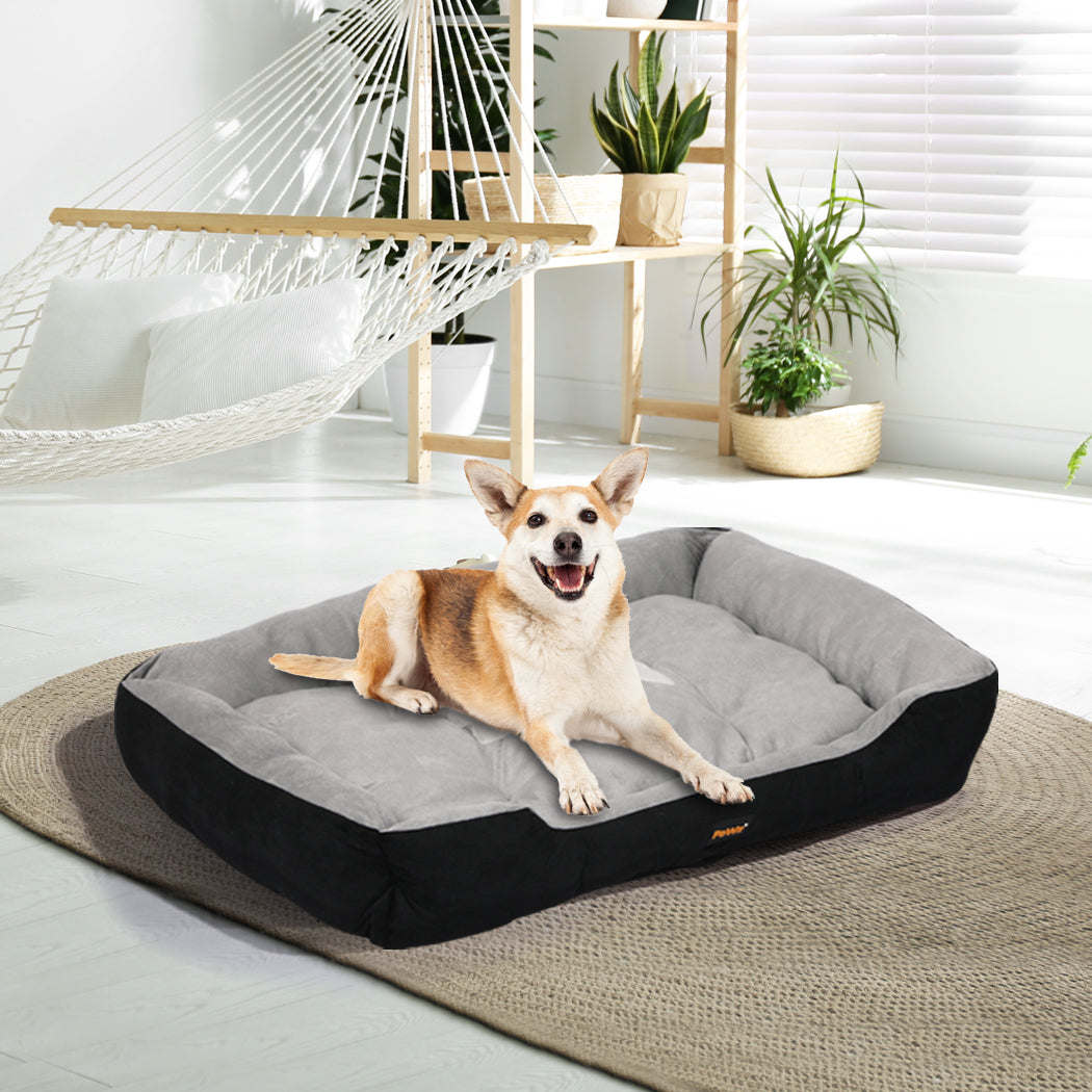 PaWz Pet Bed Dog Beds Bedding Mattress L Black Large