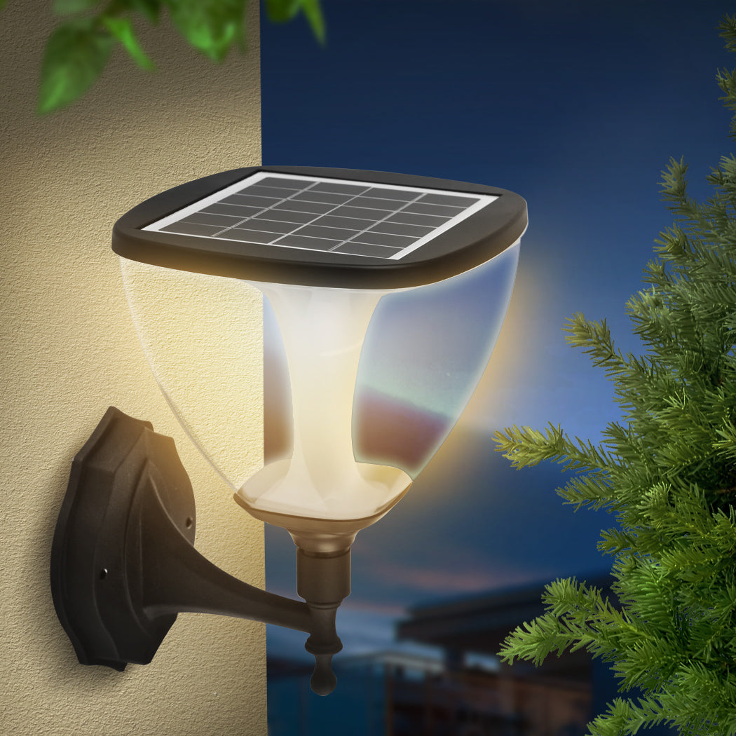 EMITTO Solar LED Wall Lights Outdoor