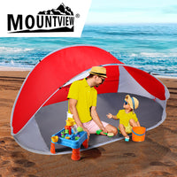 Mountview Pop Up Tent Camping Beach Red