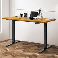 Levede Motorised Standing Desk Adjustable 140cm Natural 1000x 1MM