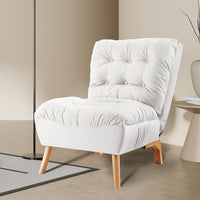 Levede Lounge Accent Chair Sofa Recliner Cream
