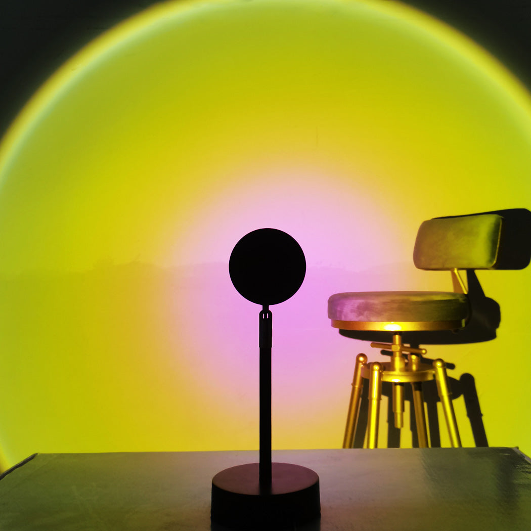 EMITTO Rainbow Sunset Projection Lamp