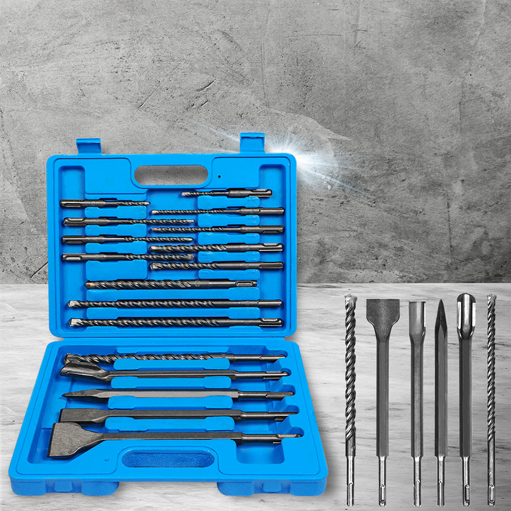 Traderight Drill Bits Set Chisel SDS