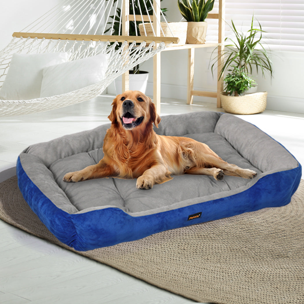 PaWz Pet Bed Dog Beds Bedding Mattress XL Navy X-Large