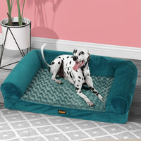 PaWz Pet Bed Sofa Dog Bedding Soft Warm L Blue Large