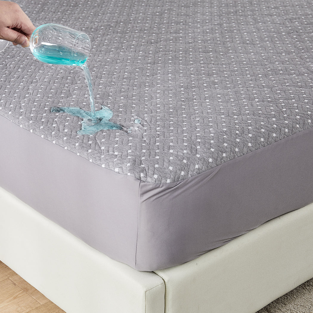 Dreamz Mattress Protector Topper Bamboo Queen