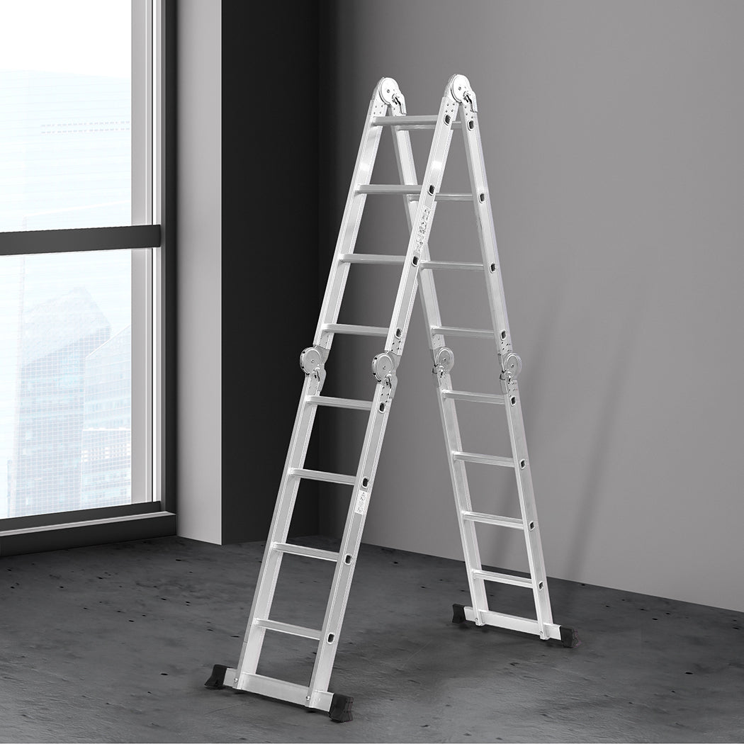 Traderight Multi Purpose Ladder Aluminium