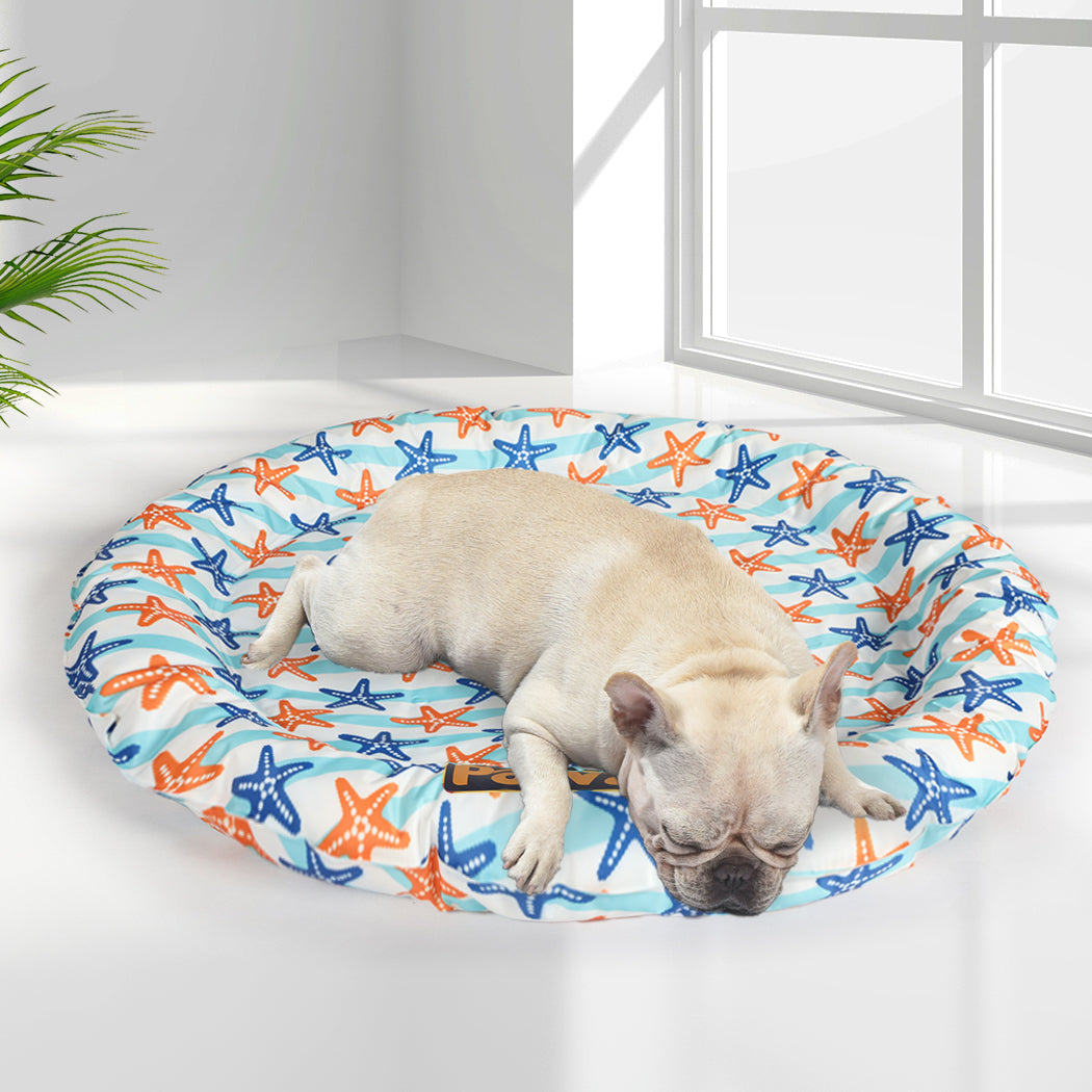 PaWz Pet Cool Gel Mat Cat Bed Dog Bolster L Large