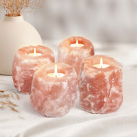 4x Himalayan Salt Lamp Tealight Candle