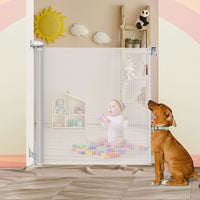 BoPeep Retractable Baby Safety Gates 150cm White 150 cm