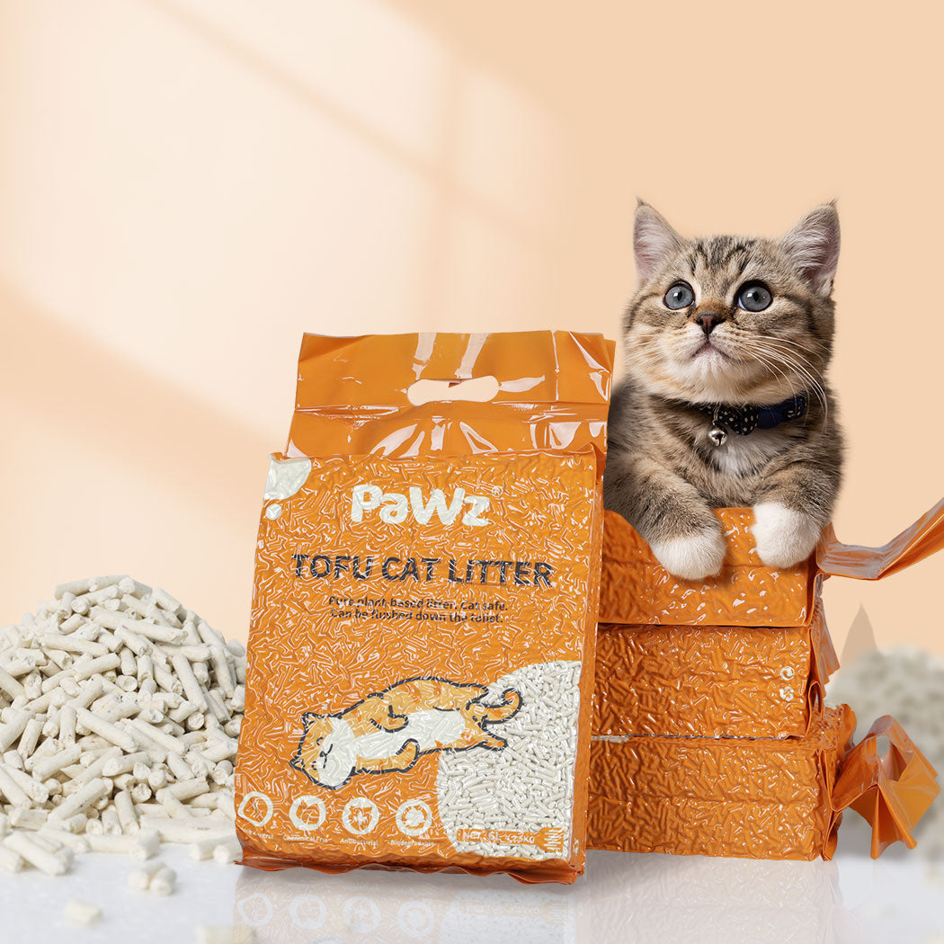 PaWz 2.5kg Tofu Cat Litter Clumping Natural