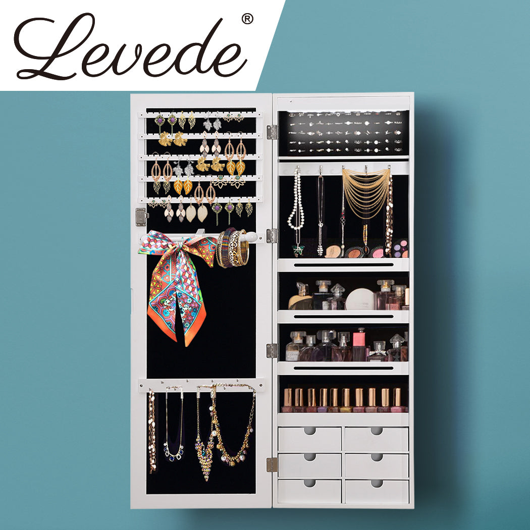 Levede Jewellery Cabinet Full Length