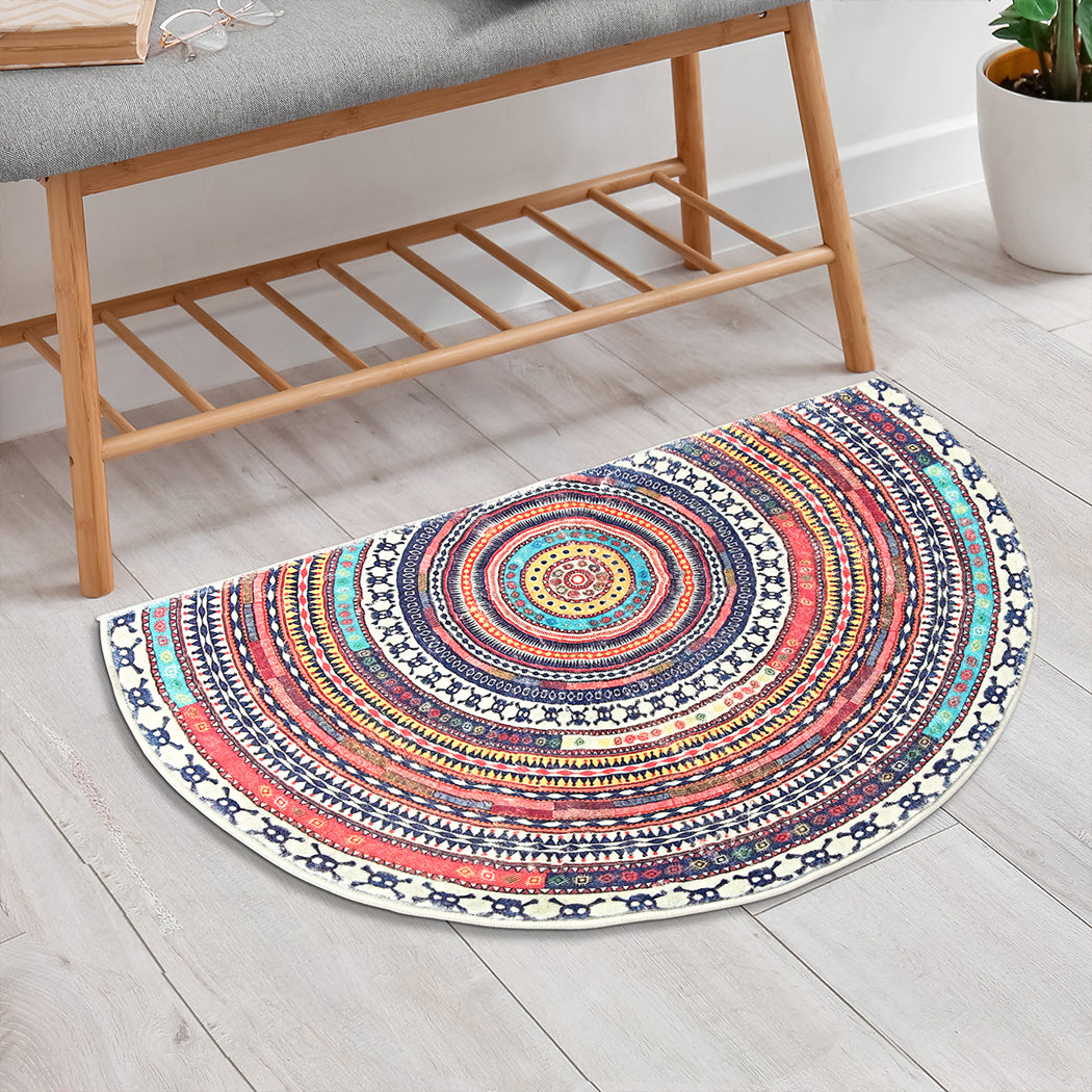 Marlow Door Mat Half Moon Semi-Circle Rug 60x90