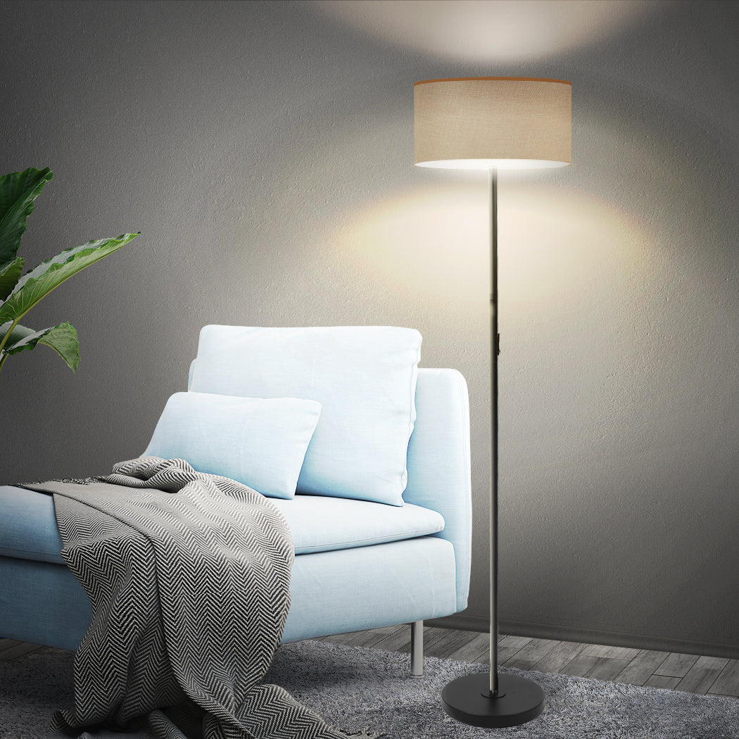 EMITTO Modern LED Floor Lamp Stand Reading Beige