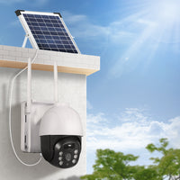 Solar Powered Security Camera Wireless White