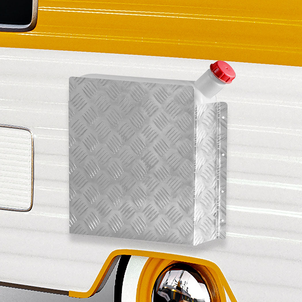 Manan Caravan Diesel Heater Tank Cover Silver