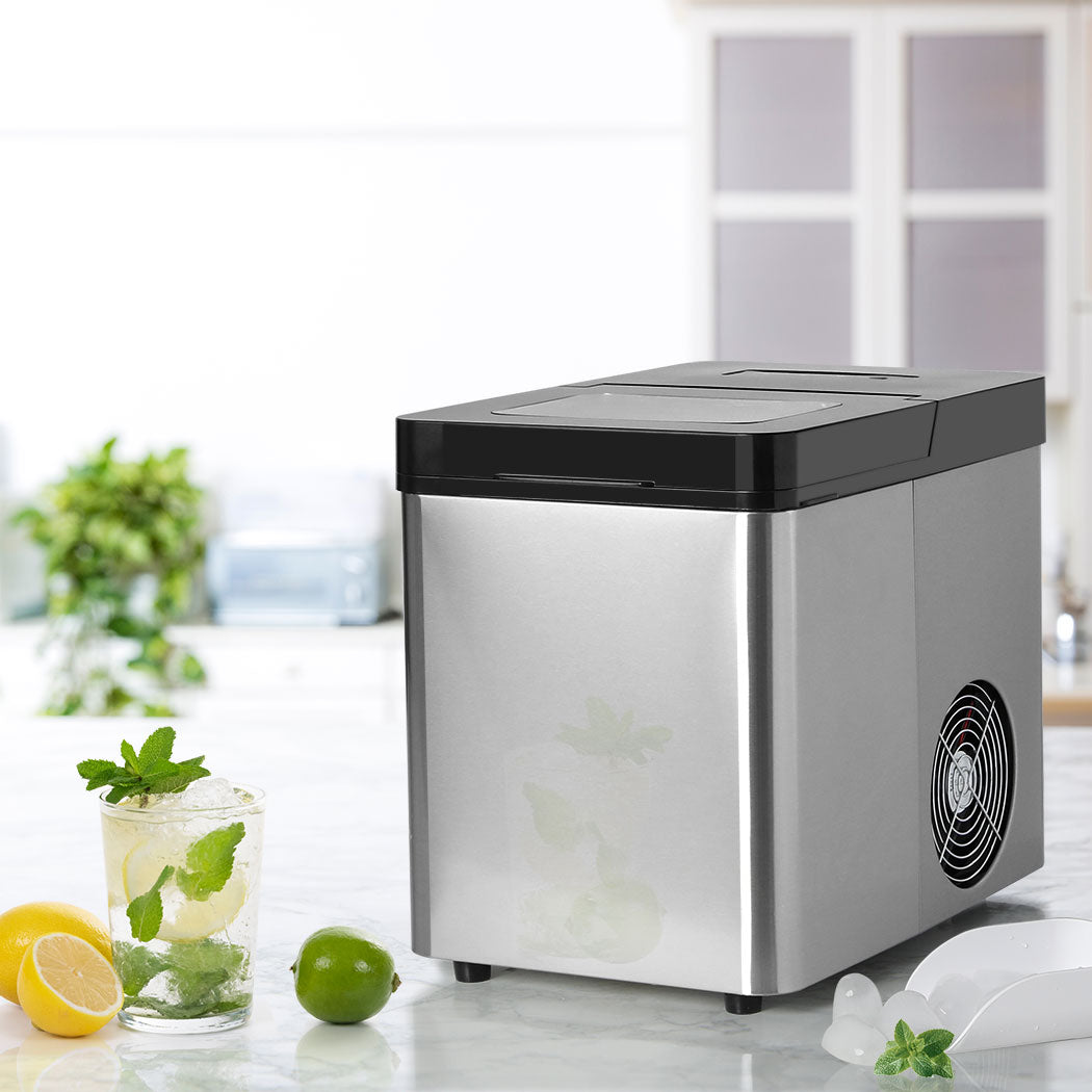 Spector Ice Maker Commercial 2.1L Portable Silver