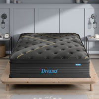 Dreamz Spring Mattress Bamboo Euro Top Single