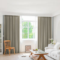 Marlow 2XBlockout Curtains Chenille 240x250 Coffee