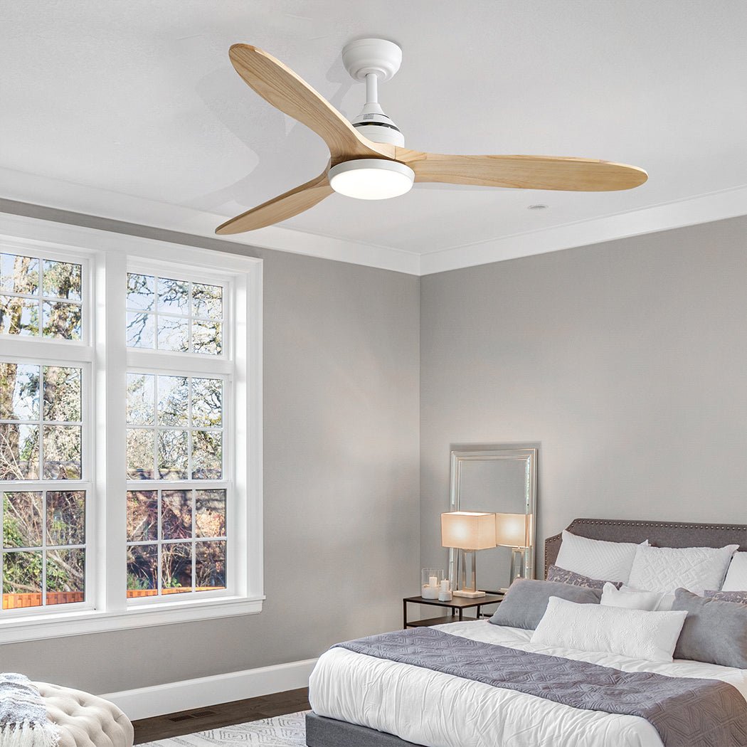 Spector 52'' Ceiling Fan LED Light DC Natural