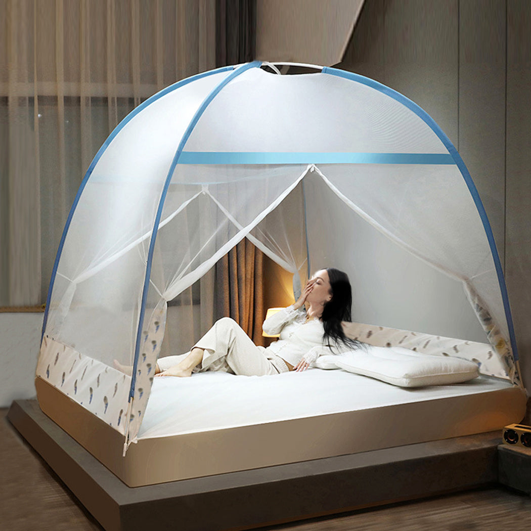 Dreamz Mosquito Bed Nets Foldable Canopy Queen