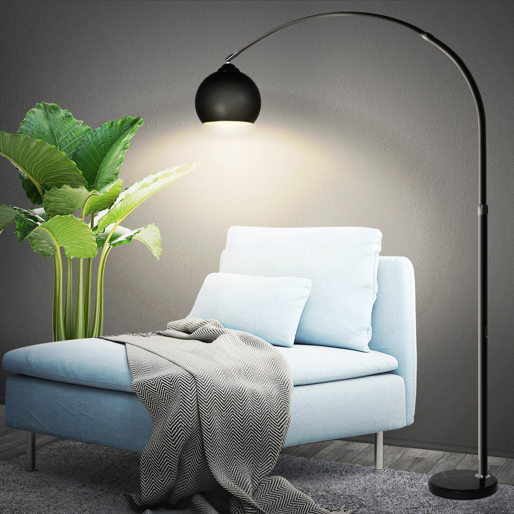 EMITTO Modern LED Floor Lamp Stand Reading Black