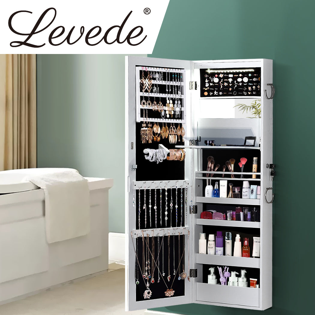 Levede Mirror Jewellery Cabinet Jewelry