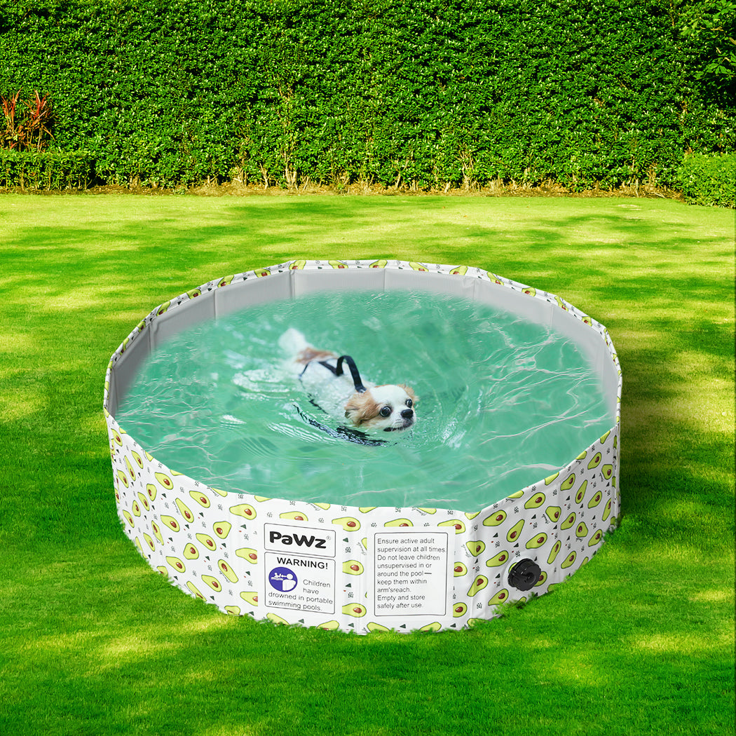 PaWz 80cm Pet Dog Swimming Pool Cat M Medium